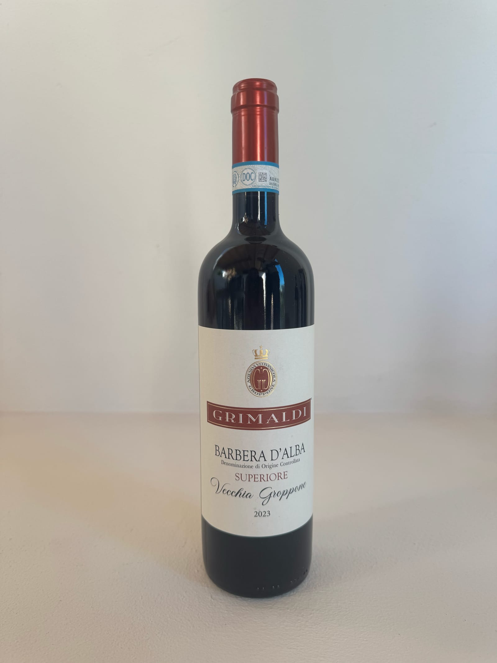 Barbera d’Alba Superiore Vecchia Groppone